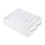Foldable Multi-Level Desk Organizer Tray White, Space Saving Plastic 1