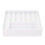 Foldable Multi-Level Desk Organizer Tray White, Space Saving Plastic 9