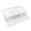Foldable Multi-Level Desk Organizer Tray White, Space Saving Plastic 13
