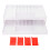 Foldable Multi-Level Desk Organizer Tray White, Space Saving Plastic 3