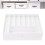 Foldable Multi-Level Desk Organizer Tray White, Space Saving Plastic 4