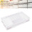 Foldable Multi-Level Desk Organizer Tray White, Space Saving Plastic 7