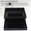 Foldable Black Desk Organizer Tray, Multi-Level Expandable Plastic 5