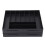 Foldable Black Desk Organizer Tray, Multi-Level Expandable Plastic 14