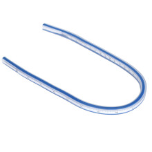 Flexible Curve Ruler 40cm Plastic Flexible Measuring Tool for Drawing & Sewing