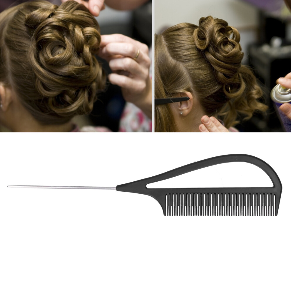 AntiStatic Hair Highlighting Tail Comb â Black, 24.2cm, Salon & Home Use