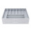 Foldable Multi-Level Grey Plastic Desk Organizer Tray, Space Saving 14