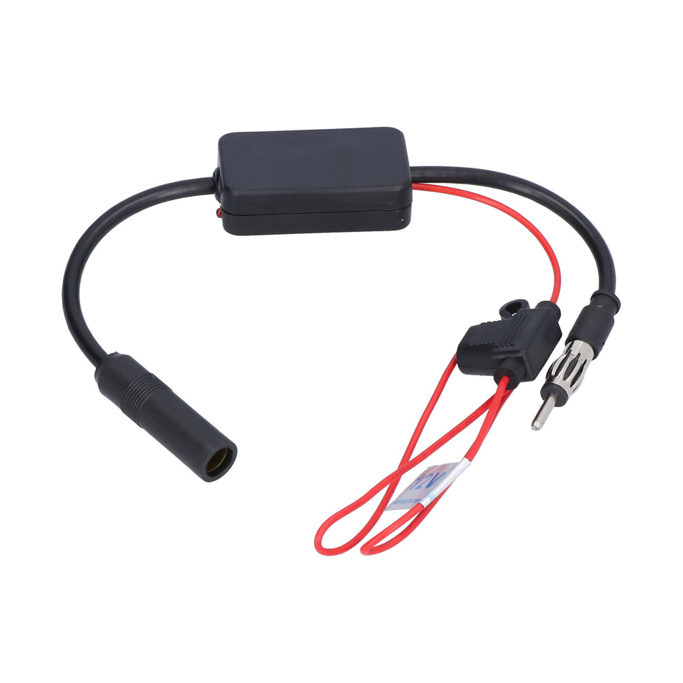 Universal 25Db Signal Booster For 12V Auto Rv Boat Truck Radio Antenna 9351358894416