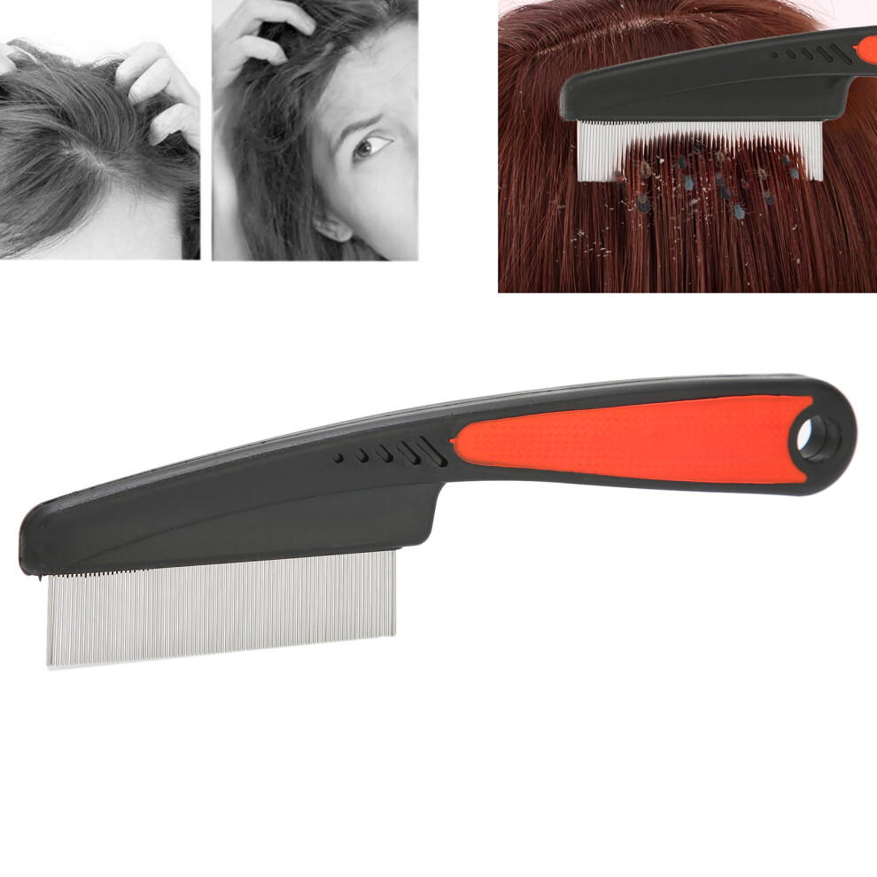 Unisex Durable Stainless Steel Lice Comb With Fine Teeth For Effective Nit Removal Aus