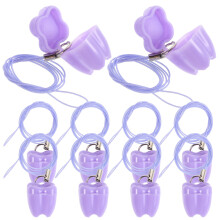 10Pcs Baby Tooth Keepsake Box Necklace With Lanyard For Kids Storage