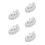 5Pièces Figurines Miniatures Bébé Résine Décor 7