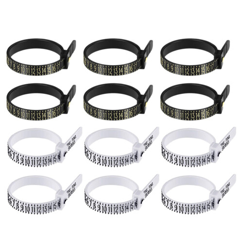 12Pcs American Ring Size Measuring Tool For Daily Use 1