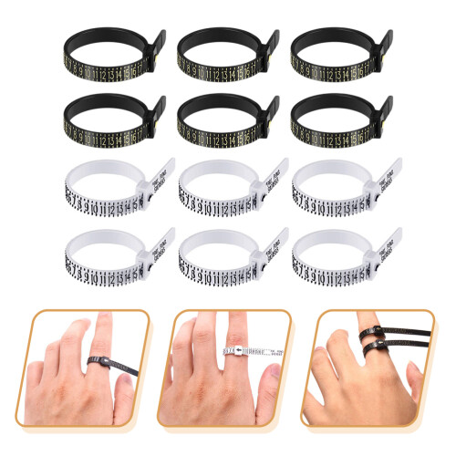 12Pcs American Ring Size Measuring Tool For Daily Use 2