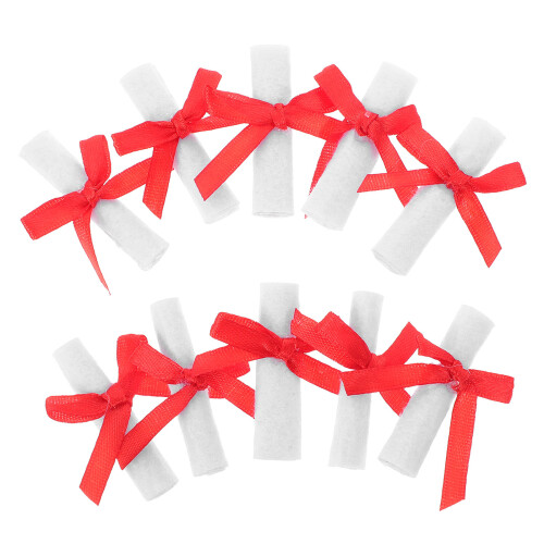 20 Pcs Mini Graduation Doll Decor With Certificate And Diploma