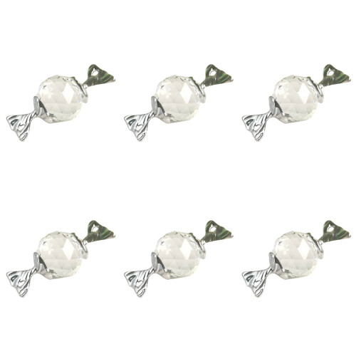 6Pcs Crystal Charming Candy Decoration Holiday Gift With Box 2