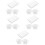 300 Pcs Elf Ear Veneers Vertical Ear Stickers Stereotype Correction 9