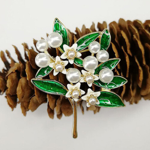 2St Parel Garland Corsages Compacte Broche En Sjaal 1