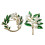 2St Parel Garland Corsages Compacte Broche En Sjaal 3