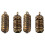 4 Pcs Pure Brass Buddhist Pendant Keychain Om 2
