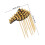 2Pcs Tassel Epaulettes Replacement Costume Chain Rivet Decor 2