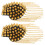 2Pcs Tassel Epaulettes Replacement Costume Chain Rivet Decor 9
