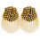 2Pcs Tassel Epaulettes Replacement Costume Chain Rivet Decor 6
