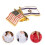 2Pcs Flag Us Flag Lapel Pin Clothes Brooches 11