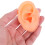 One Pair Silicone Ear Model For Piercing Practice And Jewelry Display 3