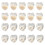 20Pcs Fashion Earplug Earring Accessory Eardrop Decor Mixed Color 4