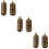 6 Pcs Pure Brass Buddhist Pendant Key Chain Om 9