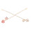 4 Pcs Letter Charms Chain For Water Bottle 1