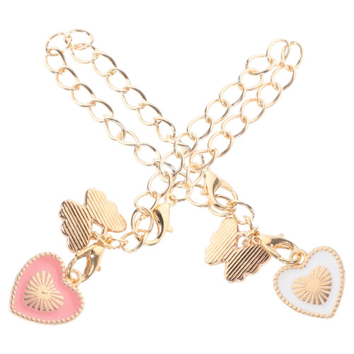4 Pcs Letter Charms Chain For Water Bottle 2