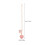 4 Pcs Letter Charms Chain For Water Bottle 10