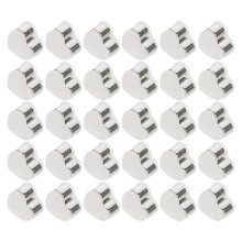 30Pcs Heart Shaped Silicone Earring Backs For Women