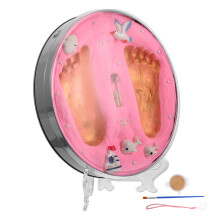 Baby Hand And Footprint Kit With Safe Paint And Frame