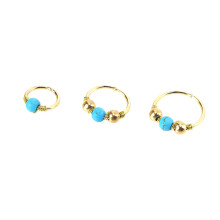 3Pcs Näspiercing Stud 6 Mm 8 Mm 10 Mm Guld Näppel