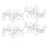 4pcs Christmas String Light Cutting Dies Carbon Steel 11