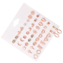 1 Set Enkel Örhängen Smycken Modeaccessoar