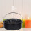 1Pc Wrought Iron Hollow Incense Holder Box with Handle for Home Use 8