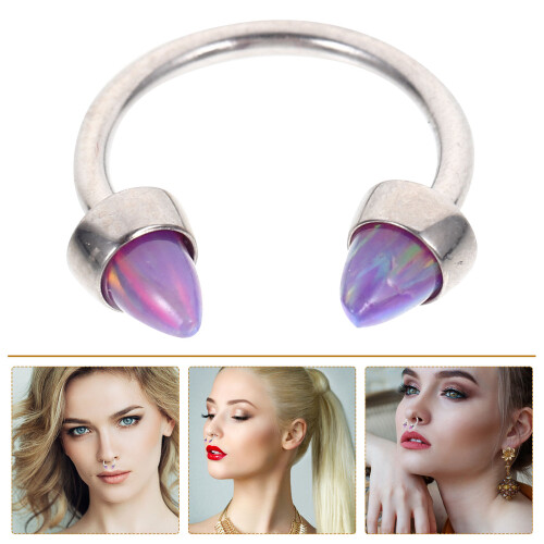 Nose Ring, Läppring, Metall Nose Stud, Hoop, Kvinnors Piercing 2