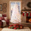 Living And Home 7FT/210CM White Pre-Lit Fiber Optic Christmas Tree with Colourful LED Lights 1