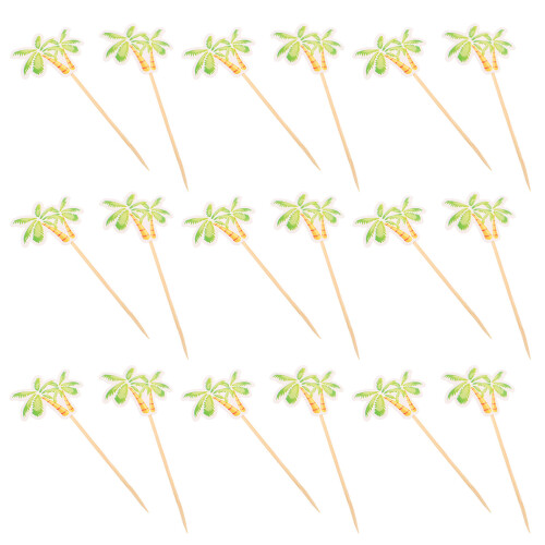 20Pcs Koknötsfrukt : Förrättsstavar För Cocktail, Dessert