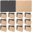 50Pcs Kraftpapperskort DIY Vikbara Meddelandekort 3