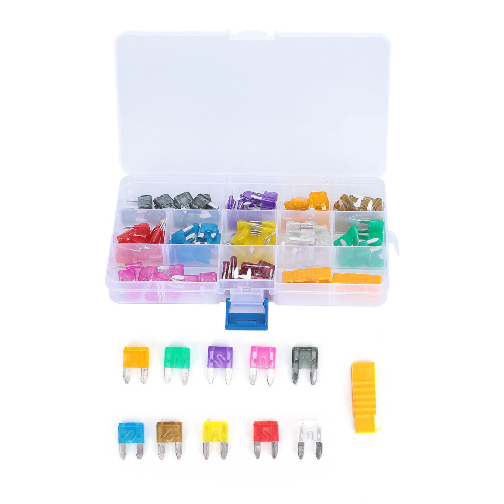 110Pcs Zinc Alloy Blade Fuse Assortment 2A-40A Industrial Supplies 4911358896992