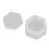 Boîte à bijoux en silicone hexagonale 8x3,7x4 cm 1 pièce 16