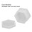 Boîte à bijoux en silicone hexagonale 8x3,7x4 cm 1 pièce 12