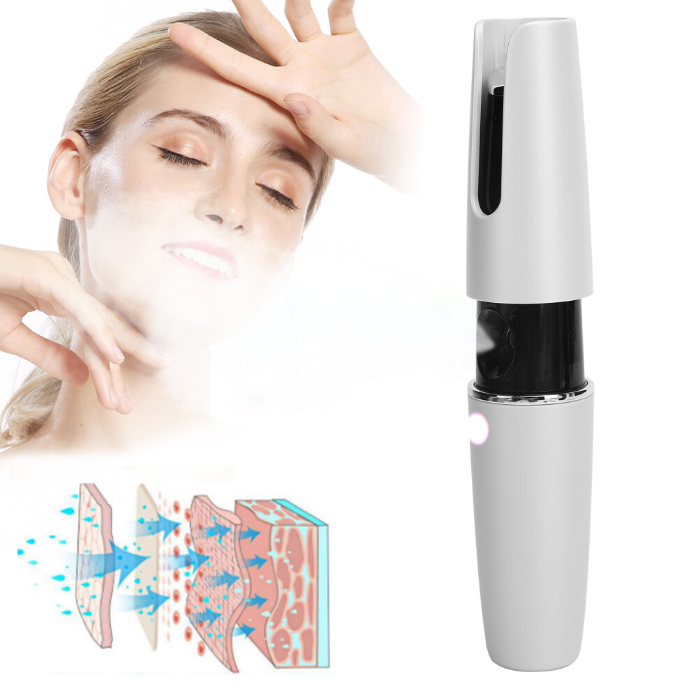 USB Handheld Facial Mist Sprayer 7ml RechargeableWhite Portable Beauty