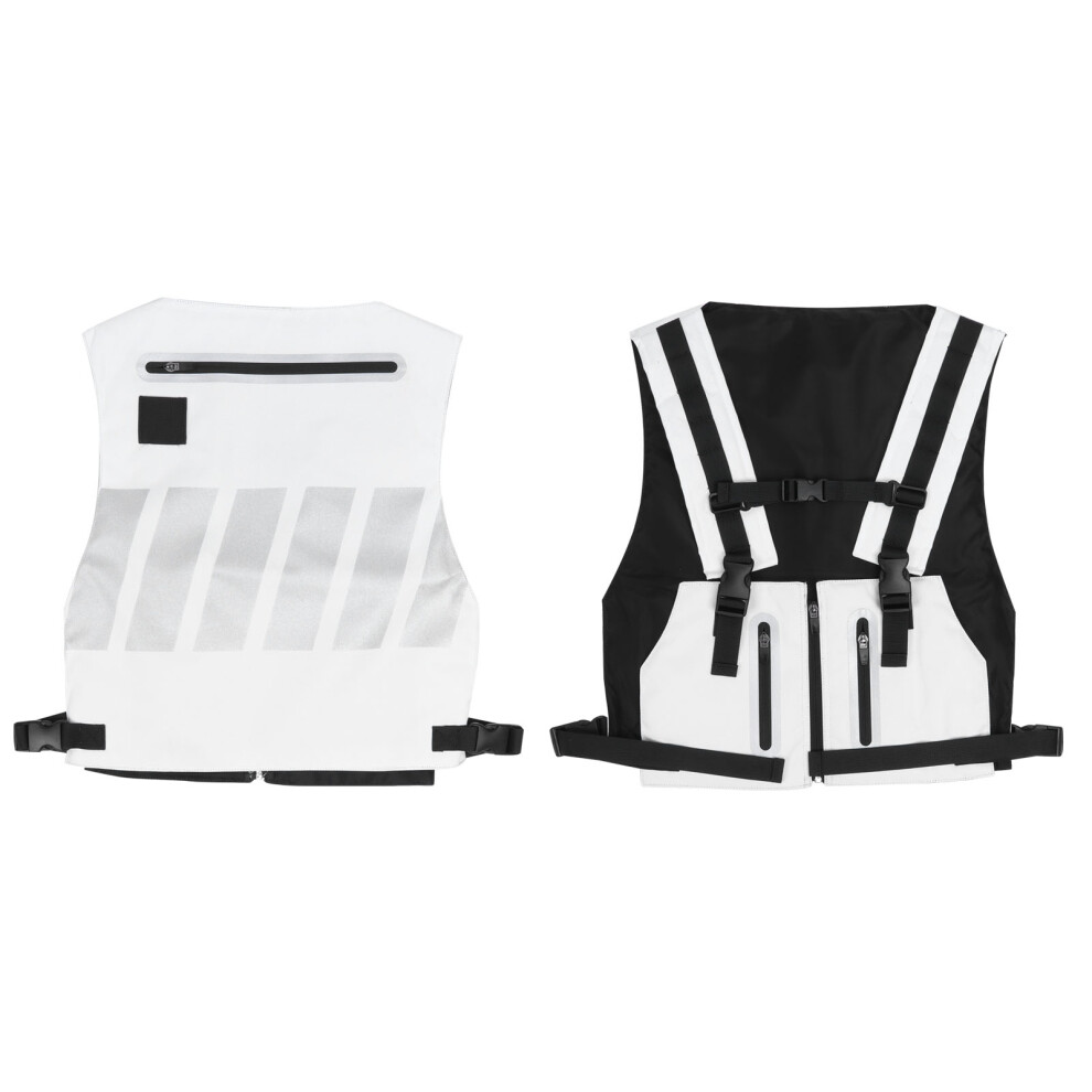 High-Visibility Reflective Safety Vest With Pocket For Outdoor Activities 8781358900052