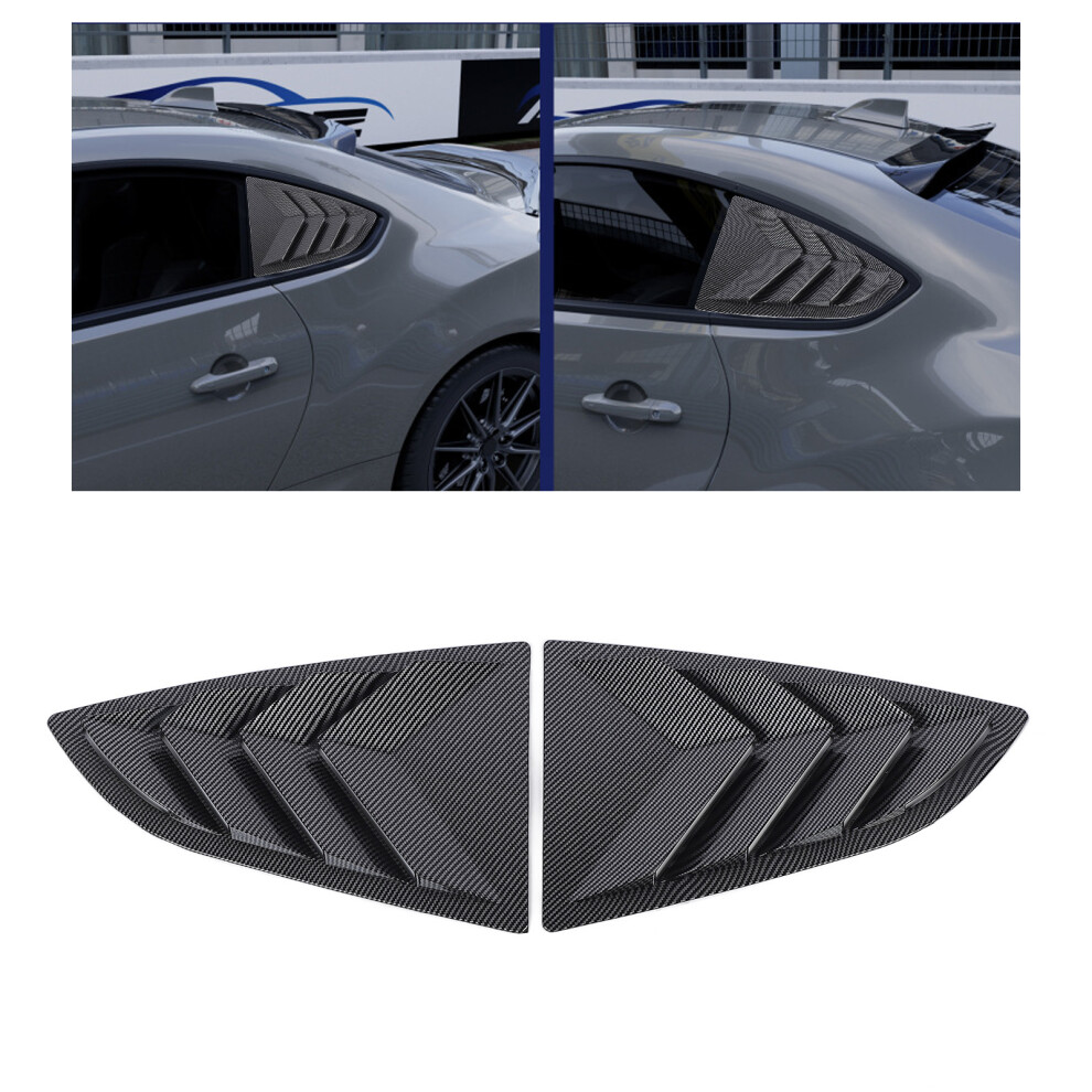 Rear Window Shutter Cover For Brz/Gr86 2021-2024 Carbon Fiber Style Weatherproof 4241358900901