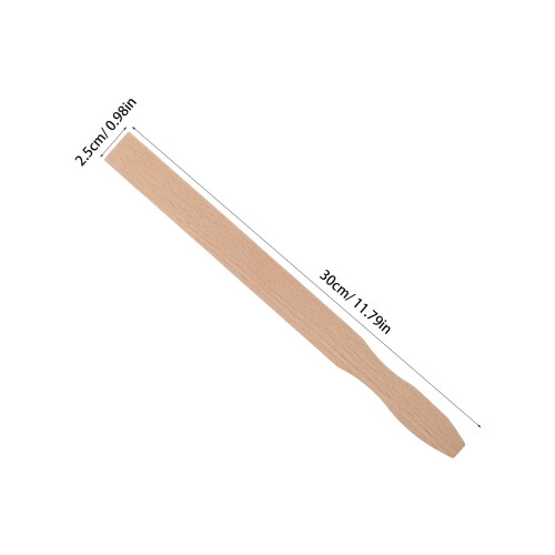 6Stk. Holz Rührstäbchen Für Farbe, Epoxy Harz, Bastelarbeiten 2